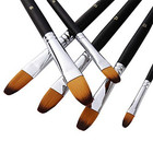 Artist Paint Brushes Set 9 Pcs Professional Filbert Brushes For Acrylic Oil 