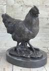 Hand Made Tribute To Picasso Rooster Bronze Sculpture Marble Statue Deal Decor