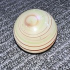 Vintage Glass Marble Green   Beige Swirl Auto Car Gear Shift Knob W Screw