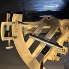 Antique Brass Working Marine Sextant Collectible Vintage Nautical Ship Astrolabe