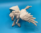 Safari Ltd Pegasus White Winged Horse Running Toy Figure 2007 Mythical Figurine