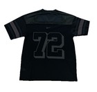 New Nike Dri-fit Next Up American Gridiron Football Jersey  72 Black Ih7492-010