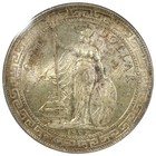 1902-b Great Britain Trade Dollar Pcgs Au Details Environmental Dmg Prid-13