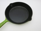 Bella 3 Green Enamel Cast Iron Fry Frying Pan 8  France