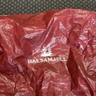 Balsam Hill Red Christmas Tree Storage Bag Zipper   Handles    50x19x17 5  Open
