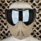 New Push Unite Mk Ii Paintball Mask - Outlaw - Chrome Silver