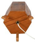 Danish Mid-century Modern Hexagon Table Lamp