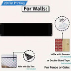 New 4 x16  2d Vintage Decorative Tin-style Novelty Metal Sign  stress Free Zone 