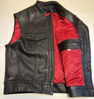 Vintage Ha Leather Vest Motorcycle Hells Angels Usa Size Large Usa Made 101298