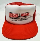 Milwaukee Diggers Hotline Vintage Mesh Trucker Snapback Baseball Hat Cap