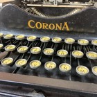 Antique 1904-10 Folding Corona 3  Typewriter W  Case  Restoration Project