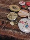 Vintage Pinback Button Lot 28 Pins And Buttons mixed Lot Vintage Pin Pinback 