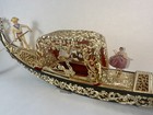 Vintage Gondola Boat  22   Music Lights Dancer Works  Souvenir Venice  1960s