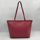 Coach Pink Crossgrain Leather City Zip Tote Bag F58846