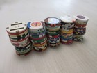100 Casino Gaming Poker Chip Lot Las Vegas  1 New   Used Chipco Paulson Clay