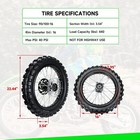 16   Wheel 90 100-16 3 00-16 Rear Tire For 150cc Xr100 Crf150f Kx100 Dirt Bike