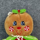 Dan Dee Gingerbread Man Plush Doll Cookie Peppermint Stuffed Toy Christmas New