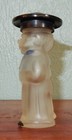 Vintage Glass Sailor Figural Perfume Bottle From Romania