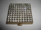 Vintage - Rhinestone Compact Makeup Powder Mirror Case