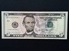 9 Uncirculated Five  5 Star Notes - Consecutive Serial Numbers - Free Shipping
