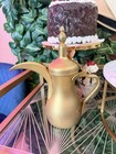Vintage Islamic Dallah Coffee Pot Vintage Brass Arabian Middle Eastern Al Saif