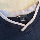 Vtg  Nike Golf Vest Sweater V-neck Pullover Athletic Beige Black M Y2k 90s Prep