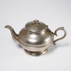 Antique 19th Century Victorian Era Silverplate Teapot 5 h