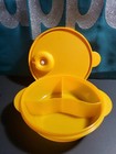 Tupperware Crystalwave Microwave Dish 825 ml Cristal Flash Divided Dish