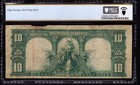 1901  10 Legal Tender Bison Note Fr 116 Vernon Treat Pcgs B Choice Fine F 15