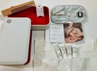 Air France La Premiere Sisley First Class Amenity Kit  White Leather - Brand New