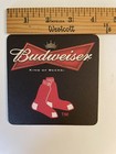 Lot Of 49 Budweiser Red Sox Baseball Beer Coasters 4    Square
