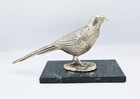 Vintage Sterling Silver Pheasant Figure Ornament Birmingham 1980