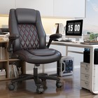 High Back Executive Office Chairs Swivel Leather Desk Chair Computer Chair