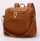 Vegan Leather Diaper Bag Backpack Mummy Diaper Backpack Baby Nappy Travel Bag 