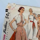 Simplicity Vintage 1950 s Pattern  1623 Women s Dress In Half Size 12 5 Htf Rare