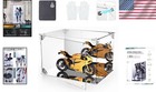 Acrylic Display Case 12x8x8 Inch Mirrored Back Uv Protected Dustproof