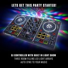 Numark Dj Controller Portable Led Light Serato Dj Lite Party Mix