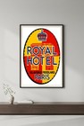 Royal Hotel Paris Poster              - 1920s Design - Retro Home Decor 24x36    - Rare