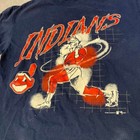 Vintage 90s Cleveland Indians Mlb Baseball Tee Shirt