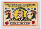 1921 Germany Stavenhagen Notgeld 1 Mark Note  ng575 