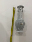 Vintage Marble Liquor Cordial Decanter Light Gray White With One Cup  Goblet