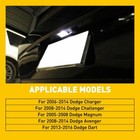 1pc White Led License Plate Light Tag Kit For 2006-2014 Dodge Charger Waterproof