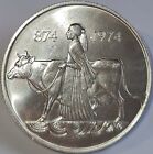 Iceland   1974  500 Kronur Silver Coin - High Grade    