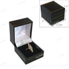 6pc Jewelry Ring Gift Boxes Black Ring Box Red Jewelry Gift Box Red Faux Leather