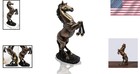 Artisanal 12-inch Bronze Horse Statue - A Statement For Living Room Or Office