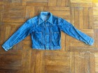 Vintage 50s Type 2 Knife Pleat Denim Jacket Hidden Rivets