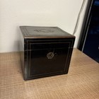 Antique French Napoleon Iii Watch Box 19th Century Wood Brass