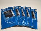 5 Pairs Vintage Annabelle Nylon Stockings 8 1 2  X 30  Off Black Mesh  Rht Sexy