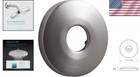 Elegant 2 5-inch Shower Arm Flange In Brushed Nickel - Fits Most Shower Heads