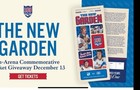 2025 Ny Rangers Sga Commemorative Ticket The New Garden 12 13 25